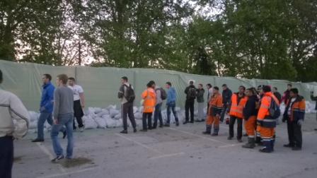 Насип иза Хале 1 Београдског сајма