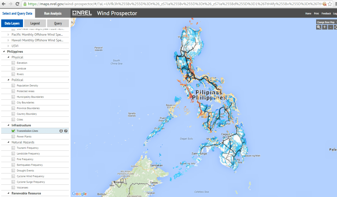 wind prospector philipines